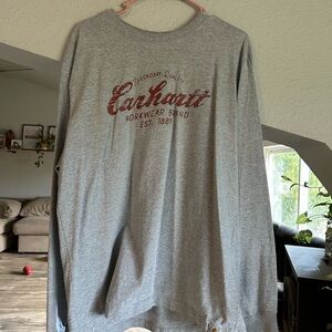 Carhartt Gray Long Sleeve Shirt